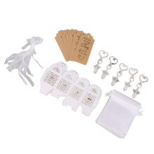 24 Angel Keychains Baby Shower & Wedding Favors Cute Angel Guest Gifts