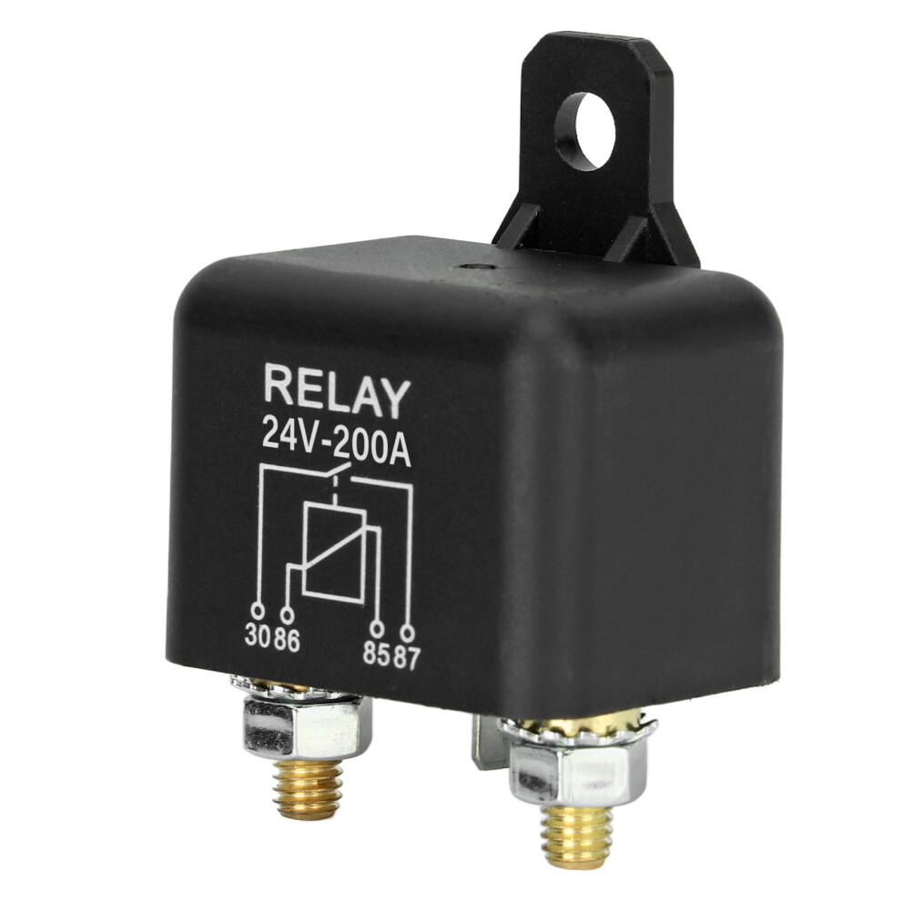 High Current 24V 200A Car Start Relay Brass Coil 4 Pin Vehicle Starter Relay 8291389398891