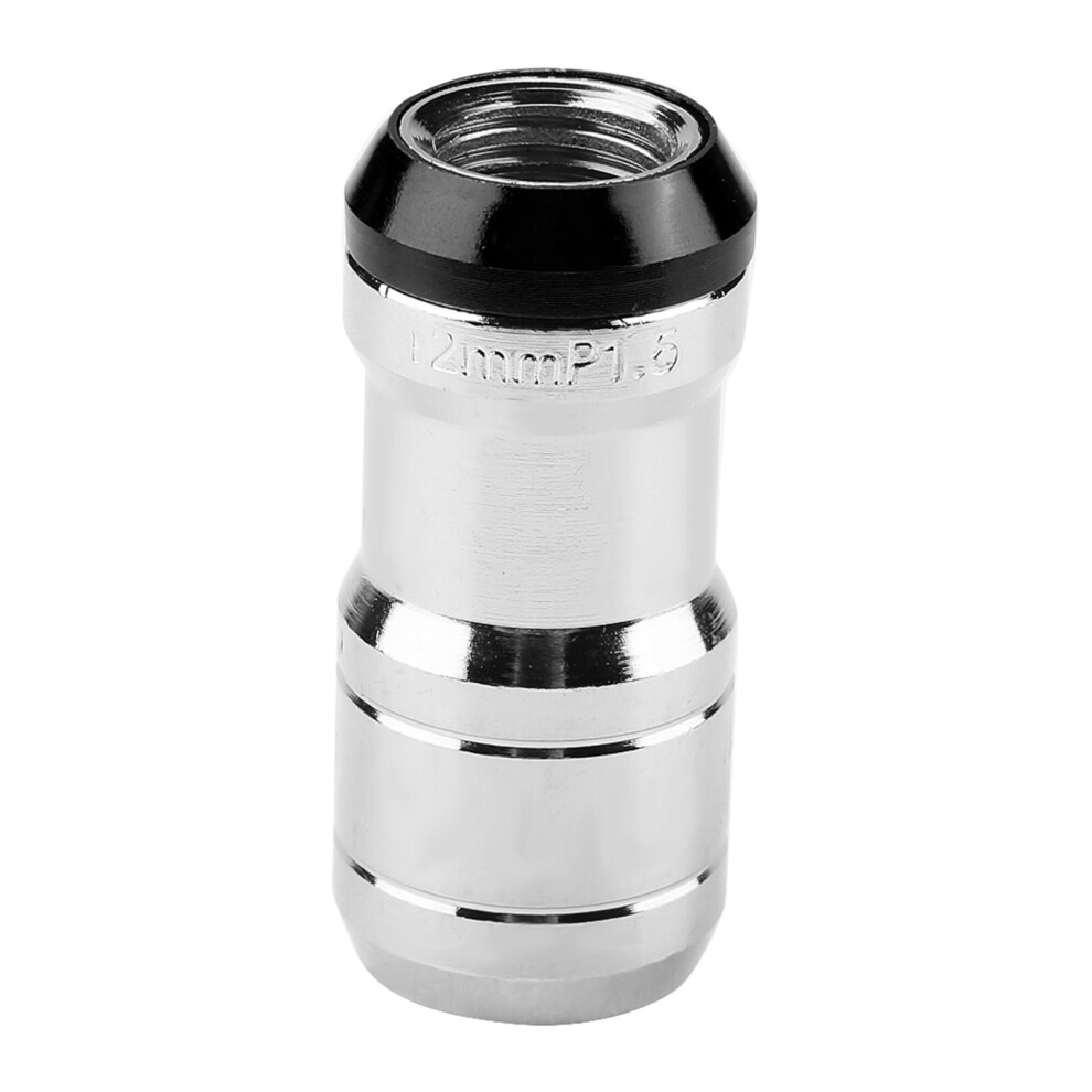 Durable M12 X P1.5 Racing Lug Nuts Screw For Most Aftermarket Wheel Types Black 7651389399426