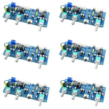 6X 2.1 Channel Subwoofer Preamp Board Amplifier Board Low Pass Filter Bass Preamplifier(Finished Product)