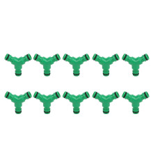 10PCS Garden Hose Splitter Y Connector 3 Way LeakResistant Adapter with DualOutlet Flow Control for Irrigation