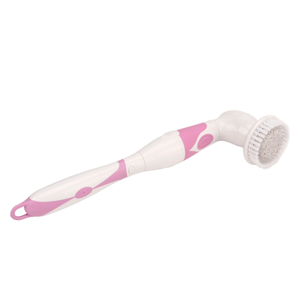Electric Body Scrubber Brush with Long Handle, Rotatable, ABS Material