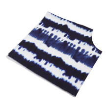 Maschinenwaschbarer Kragenbedeckung im Batik-Design, 72x68,5 cm, atmungsaktiv Blau