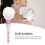 Electric Body Scrubber Brush with Long Handle, Rotatable, ABS Material 4