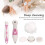 Electric Body Scrubber Brush with Long Handle, Rotatable, ABS Material 5