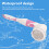 Electric Body Scrubber Brush with Long Handle, Rotatable, ABS Material 6