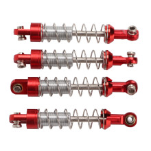 Langlebige RC-Metallstoßdämpfer, 2 Paare mit Montagesatz für WPL C14 RC-Modellauto