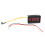 LED Digital Car Clock Red Electronic Luminous Dashboard Accessory Durable 2