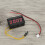 LED Digital Car Clock Red Electronic Luminous Dashboard Accessory Durable 3