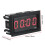 LED Digital Car Clock Red Electronic Luminous Dashboard Accessory Durable 8