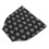 Breathable Polyester Breastfeeding Cover 73.5x69cm Triangular Pattern Black 13