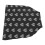 Breathable Polyester Breastfeeding Cover 73.5x69cm Triangular Pattern Black 15