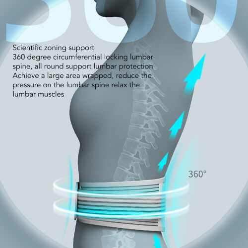 Breathable Ergonomic Lumbar Support Belt - High Elasticity Waist Protector 2