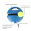 Portable Tennis Trainer for Beginners – 21x20.5cm Plastic Practice Tool 4