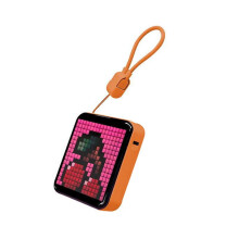 LED Pixel Display Night Light 5000mAh APP Control DIY Table Light with Alarm Clock Pixel Display Power Bank B