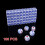10mm White Dice Set - 100pcs for Board Games 1