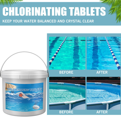 Chlorine Tablets for Swimming Pools0.5lb 2