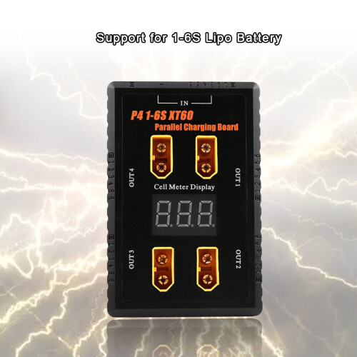 LiPo Parallel Board 4S 1-6S Balance Charger