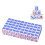 10mm White Dice Set - 100pcs for Board Games 8