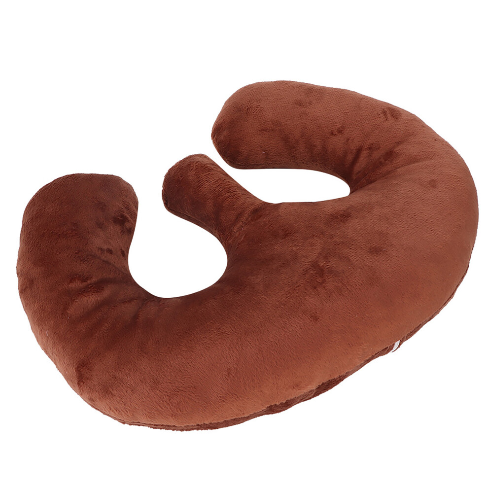 Breast Support Pillow for Beauty Spa Massage Dark Coffee Cushioned Chest Pad