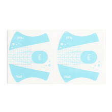100 Stück blaue PVC-Nagelverlängerungsaufkleber für den Salon