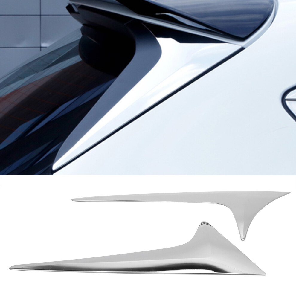 Car Rear Window Side Spoiler Chrome Fit Mazda Cxâ5 Kf 2017Â2021 4131389401617