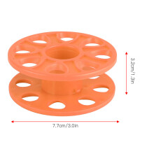 Compact Orange Diver Finger Spool 7.7cm