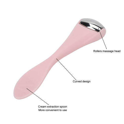 Facial Roller For Elastic Skin Compact Lightweight Eye Roller Pink\" 2