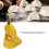 2-in-1 Portable Dumpling Maker Tool, ABS, Yellow, 191g 5