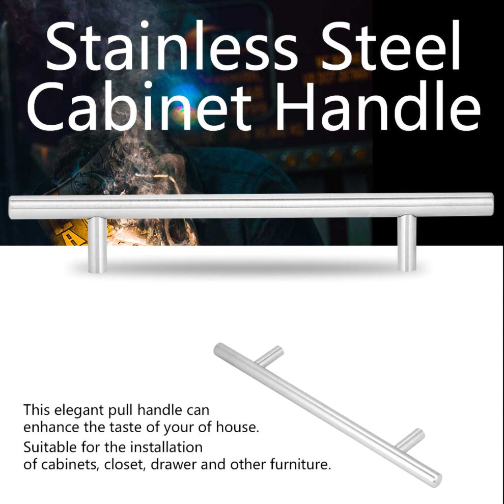 Stainless Steel T-Bar Cabinet Pull Handle 200Mm For Kitchen & Furniture 4661389402296