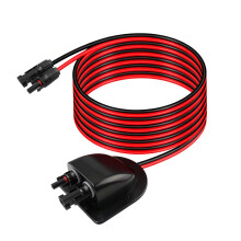 Solar Cable Entry Box with 3FT 10AWG MC4 Extension Cable Waterproof Junction for RV Boat Camper