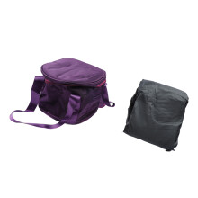 14in Pure Purple Music Bowl Storage Bag with 2 External Pockets