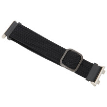 Elastisches Strickarmband für Uhr 2 46mm Schwarz 22mm