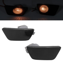 2pcs Grey Front Bumper Side Marker Lights for Chevrolet Cruze 2011-2016