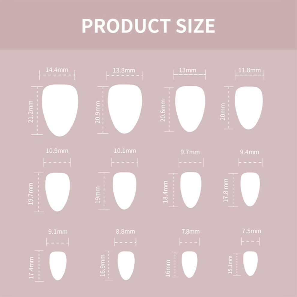 Hue-Grain Mauve Press On Nails - Odorless & Comfortable