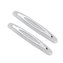Automotive Door Edge Protectors Set 4pcs Gray Bumper Scratch Guards for Cars