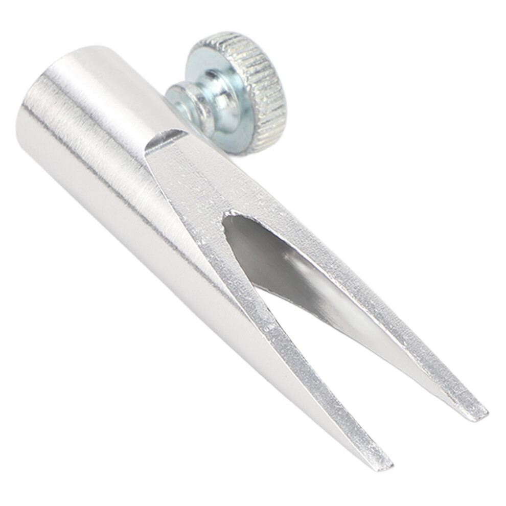 Silver Duckbill Eyebrow Pencil Sharpener With Fixing Screw Compact Design