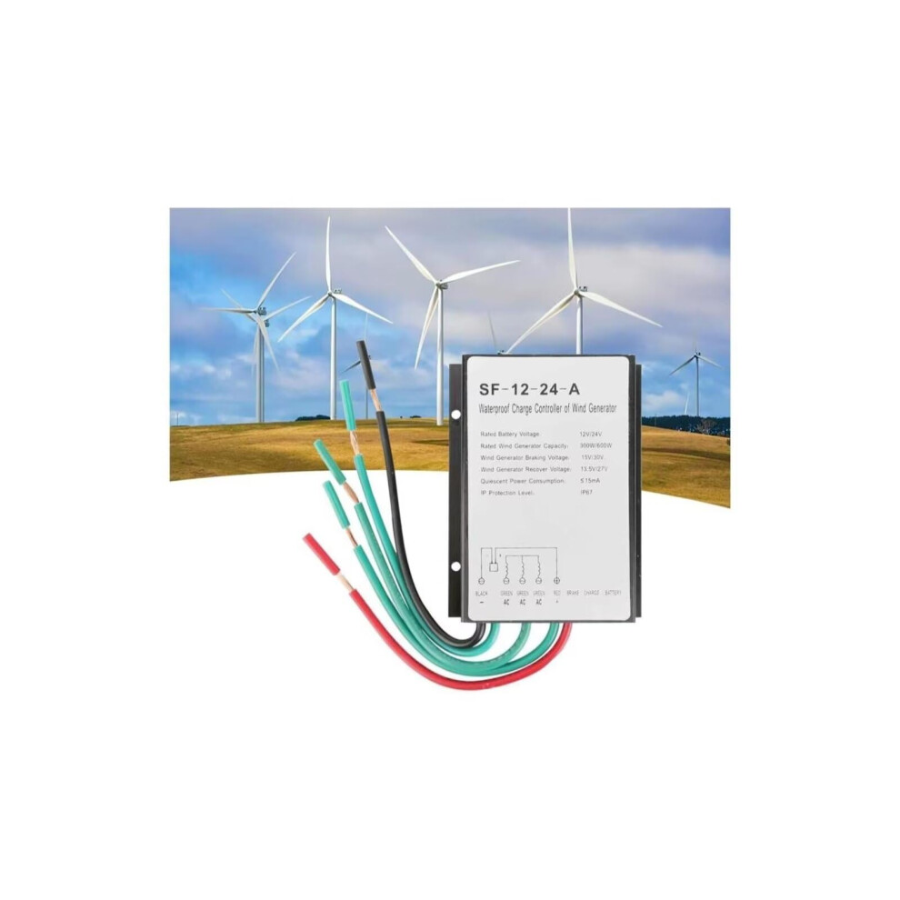 Wind Turbine Charge Controller 12V 24V Mppt Waterproof With Automatic Battery Protection 300W 600W 9169991533780