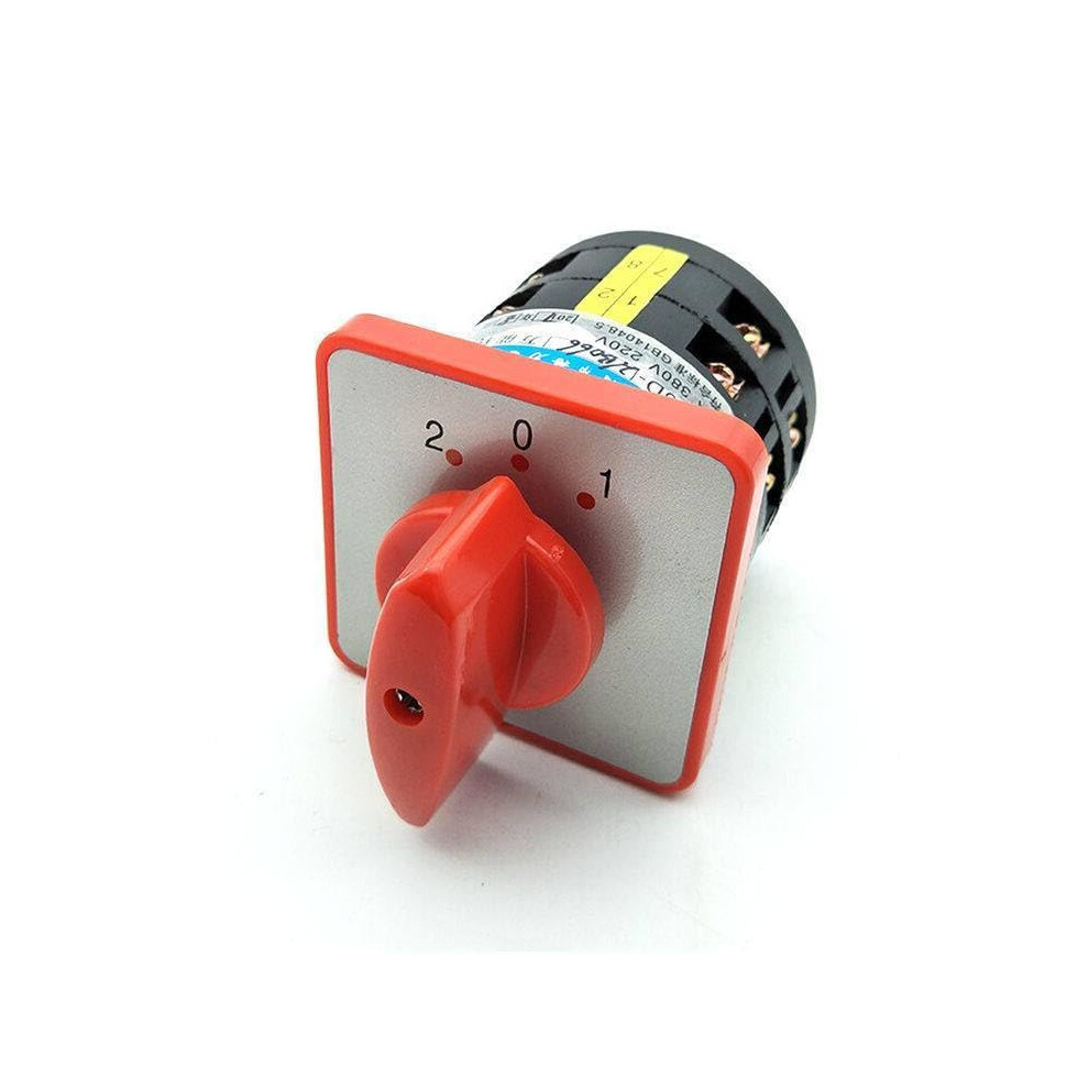 Rotary Changeover Switch 3 Position Ac380v Dc220v Manual Power Transfer With 12 Terminals 9169991533841
