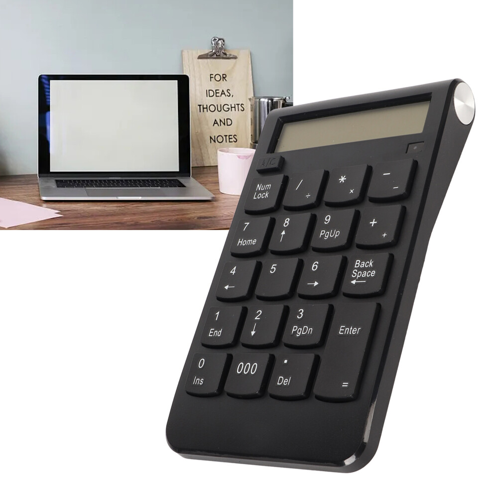 Wireless Numeric Keypad With Screen, 19 Keys, 32.8Ft Range 4691389405836