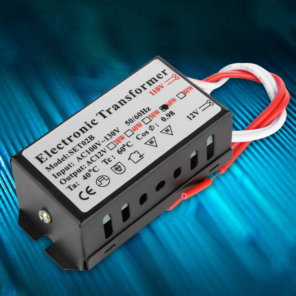 12V 60W Electronic Transformer Converter For 110V Ac Power Supply 9351389406121