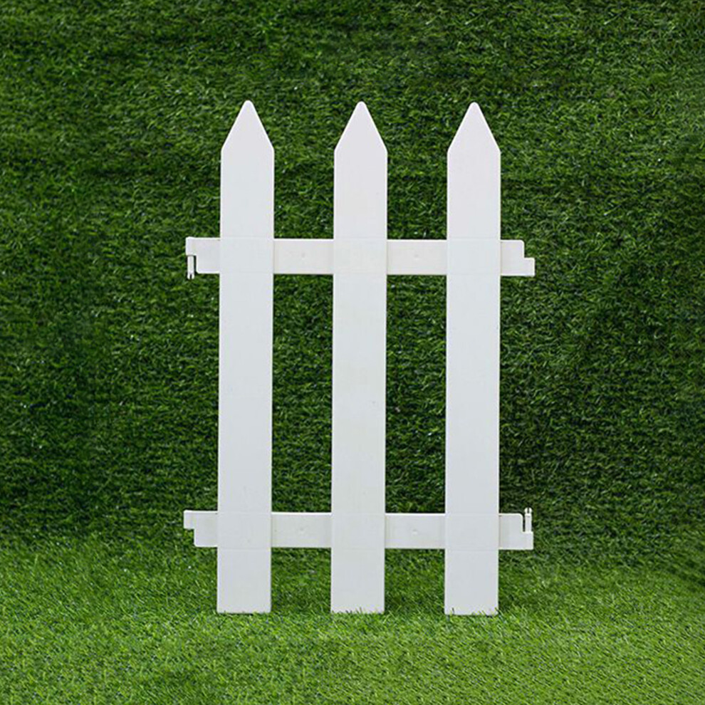(Pointed Tip) Garden Picket Fence For Lawn & Flower Bed Edging 6481414355582