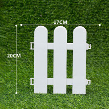 (Circle) Garden Picket Fence for Lawn & Flower Bed Edging