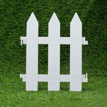 (Pointed) Garden Picket Fence for Lawn & Flower Bed Edging
