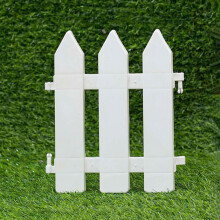 (Pointed) Garden Picket Fence for Lawn & Flower Bed Edging