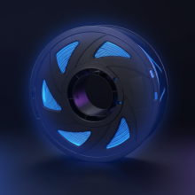 (Glow Blue) Glow Dark PLA 3D Filament 1.75mm 1kg Spool