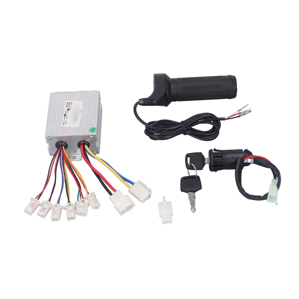 24V 500W Electric Scooter & Bike Controller Kit With Throttle & Heat Dissipation 4951389406586