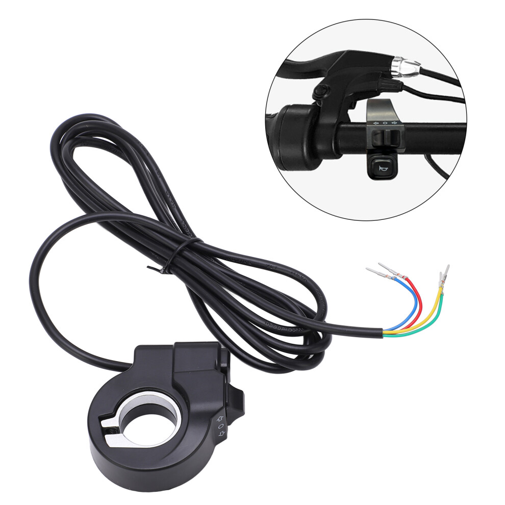 Electric Bike Turn Signal & Horn Handlebar Switch For Motorcycles & Scooters Light 9351389406985