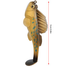 Silica Gel Bionic Fish Lure with Flash Sequins 7cm 14g (SOO62-2)