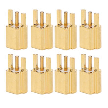 Female MMCX RF Connectors 10PCS Coaxial Socket 3 Pin Jacks 50 Ohm OFC